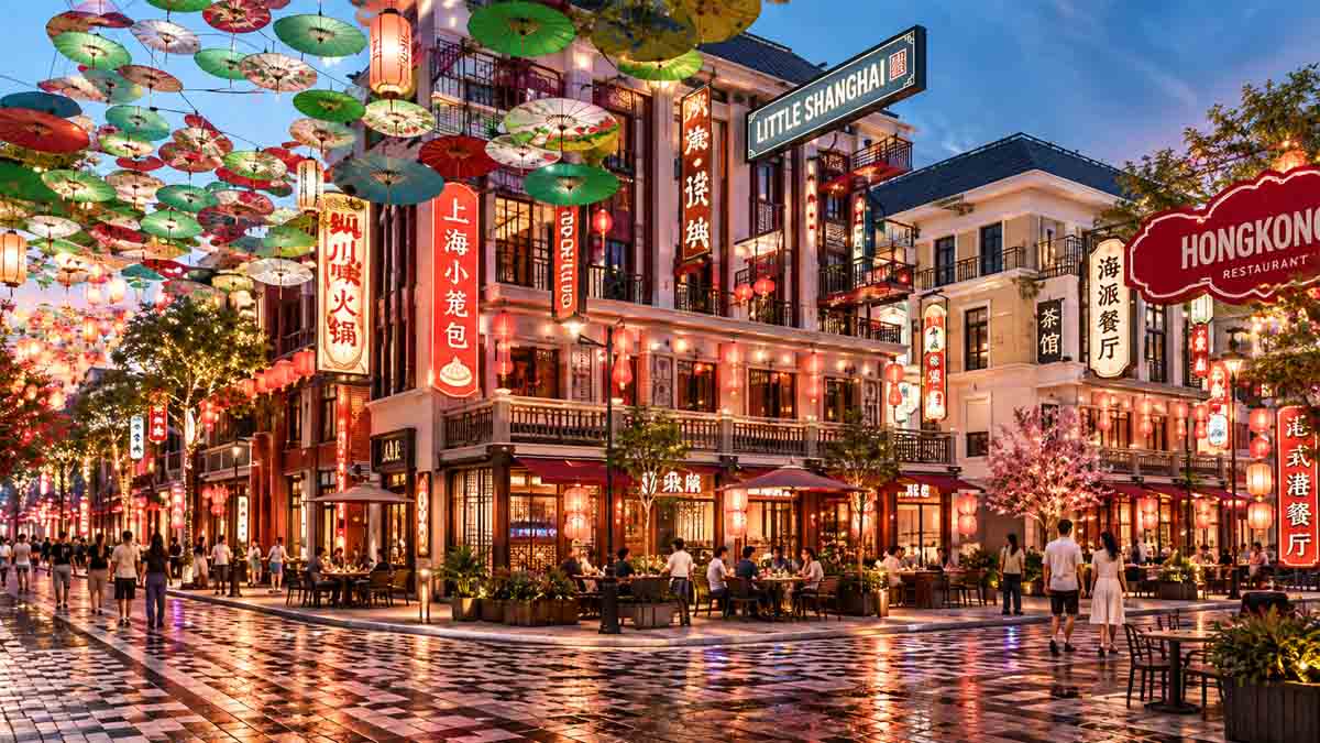 Tuyến phố phong cách Tokyo, Shanghai